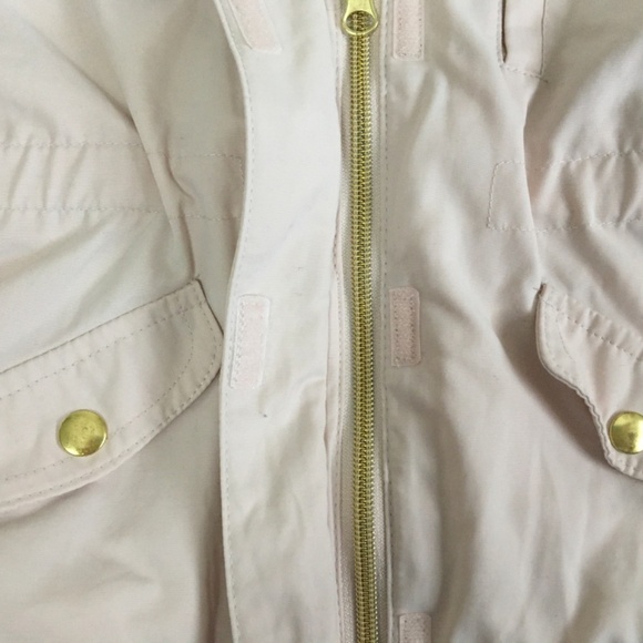 H&M WARM WINTER JACKET SIZE 1 1/2 - 2YR LIGHT PINK/CREAM COLOR - Picture 5 of 8